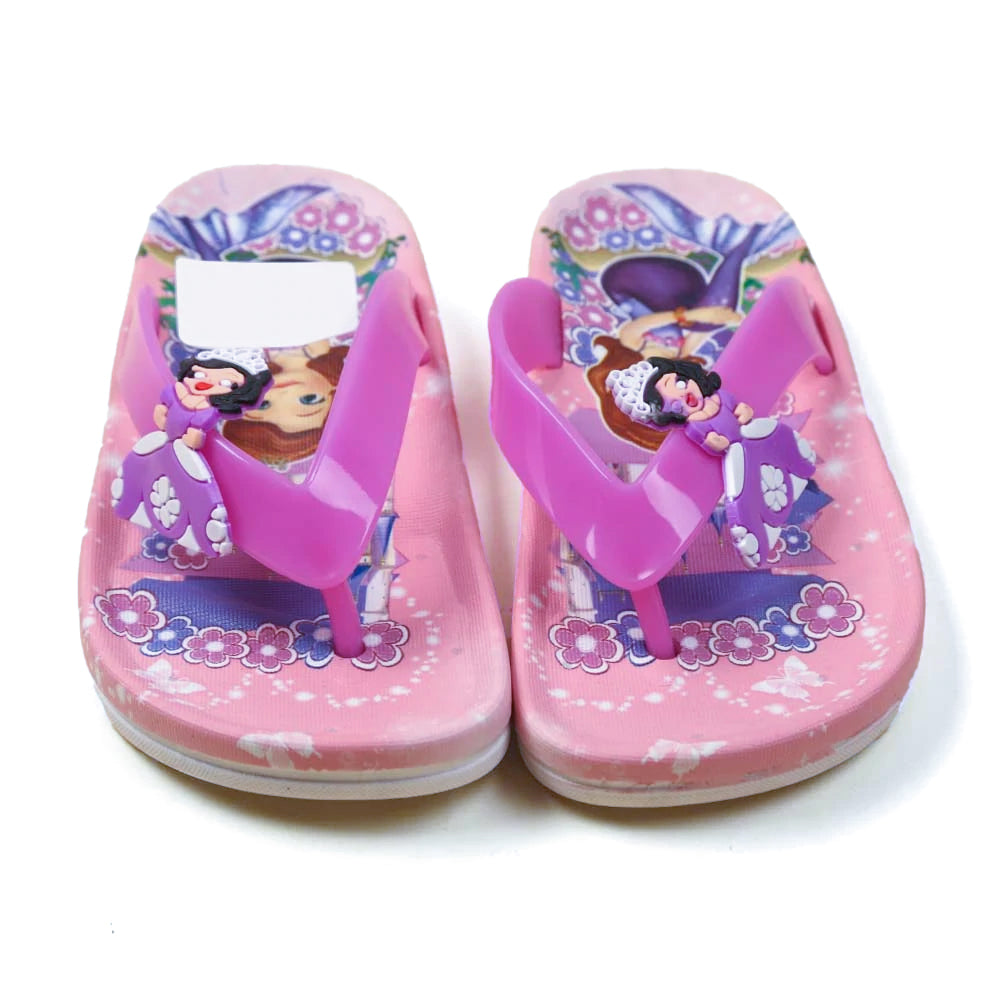 Character Slippers For Girls - Pink