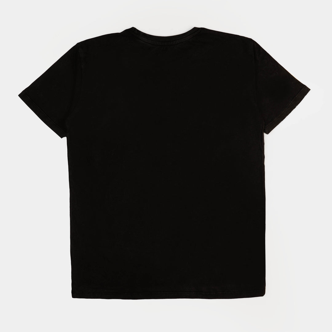 Teens Boys Cotton Strange Things - BLACK