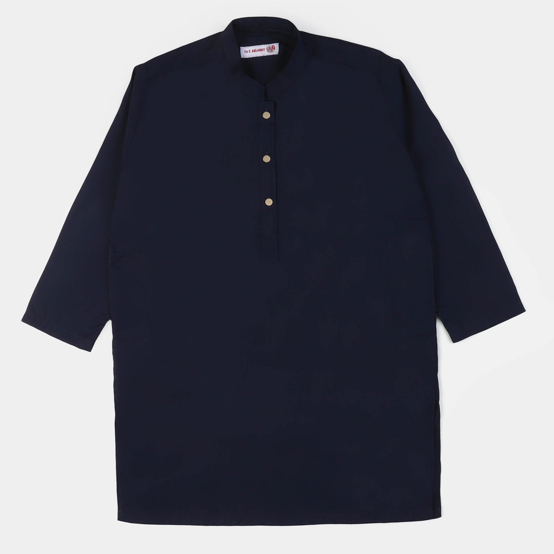Boys Viscose 3Pcs Suit - Navy Blue