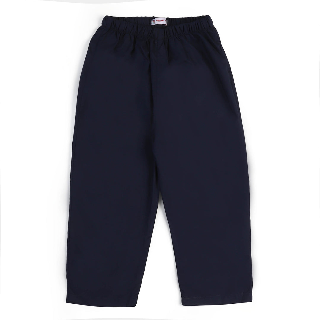 Boys Viscose 3Pcs Suit - Navy Blue