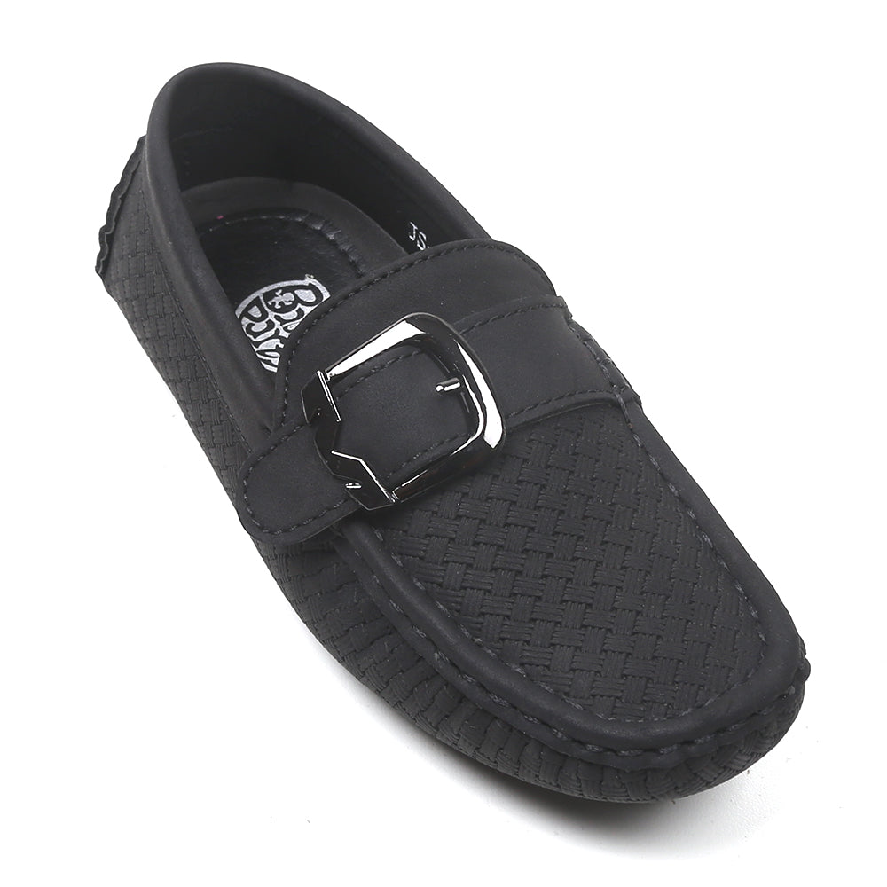Casual Loafers For Boys - Black