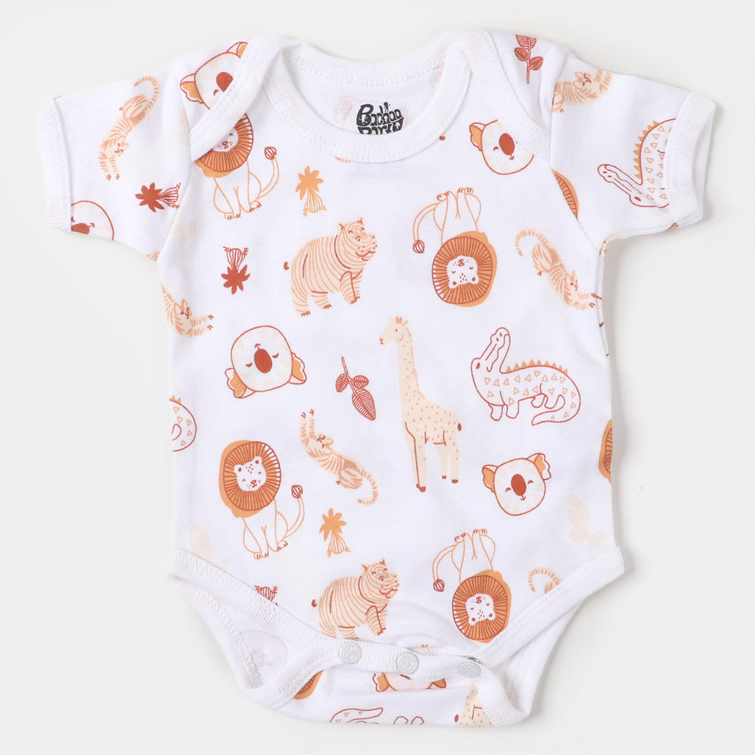 Infant Boys Cotton Set 10 PCs Safari - B-White