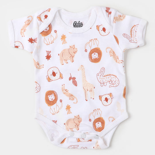 Infant Boys Cotton Set 10 PCs Safari - B-White