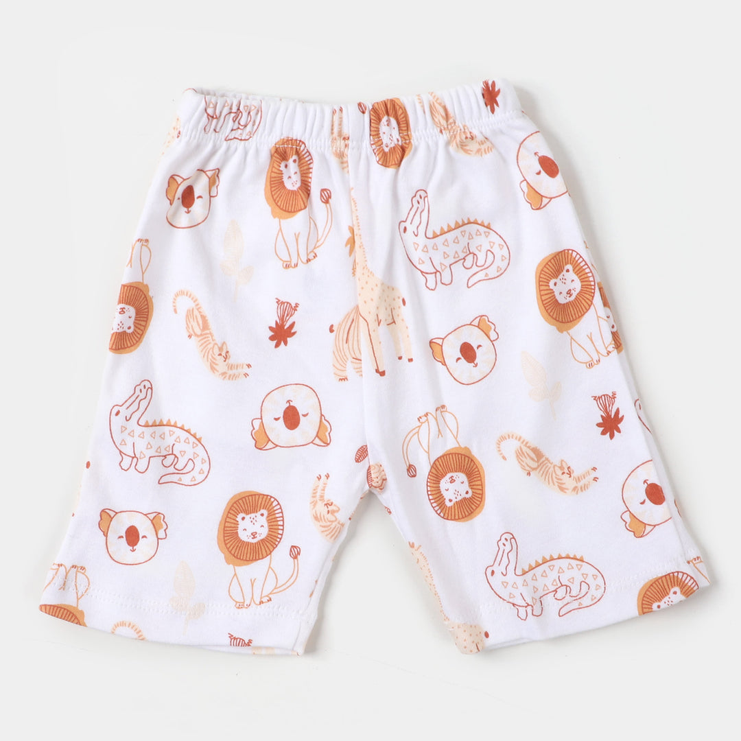 Infant Boys Cotton Set 10 PCs Safari - B-White