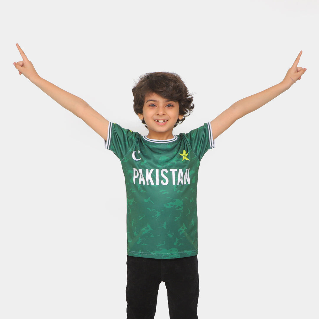 Unisex  T-Shirt H/S World Cup Fever - Green