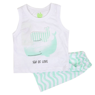 Infant Boys Knitted Suit Sea Of Love