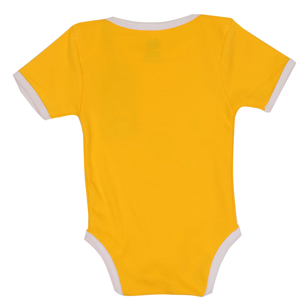Infant Boys Knitted Romper Pooh - Mustard