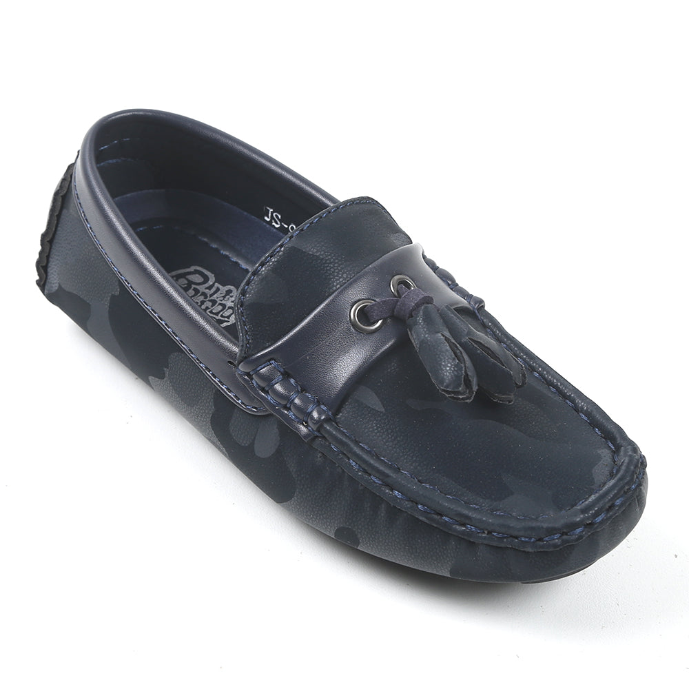 Casual Fancy Loafers For Boys - Navy