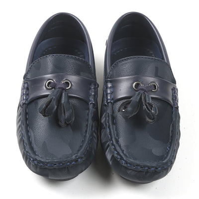 Casual Fancy Loafers For Boys - Navy