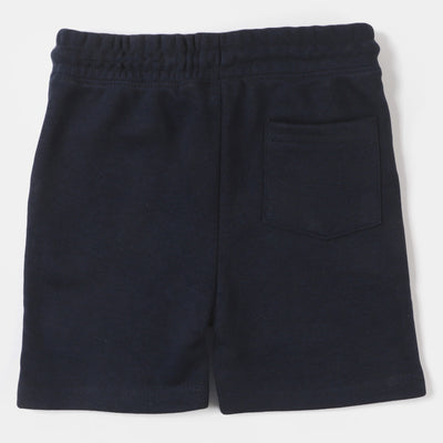 Boys Terry Short - Navy Blue