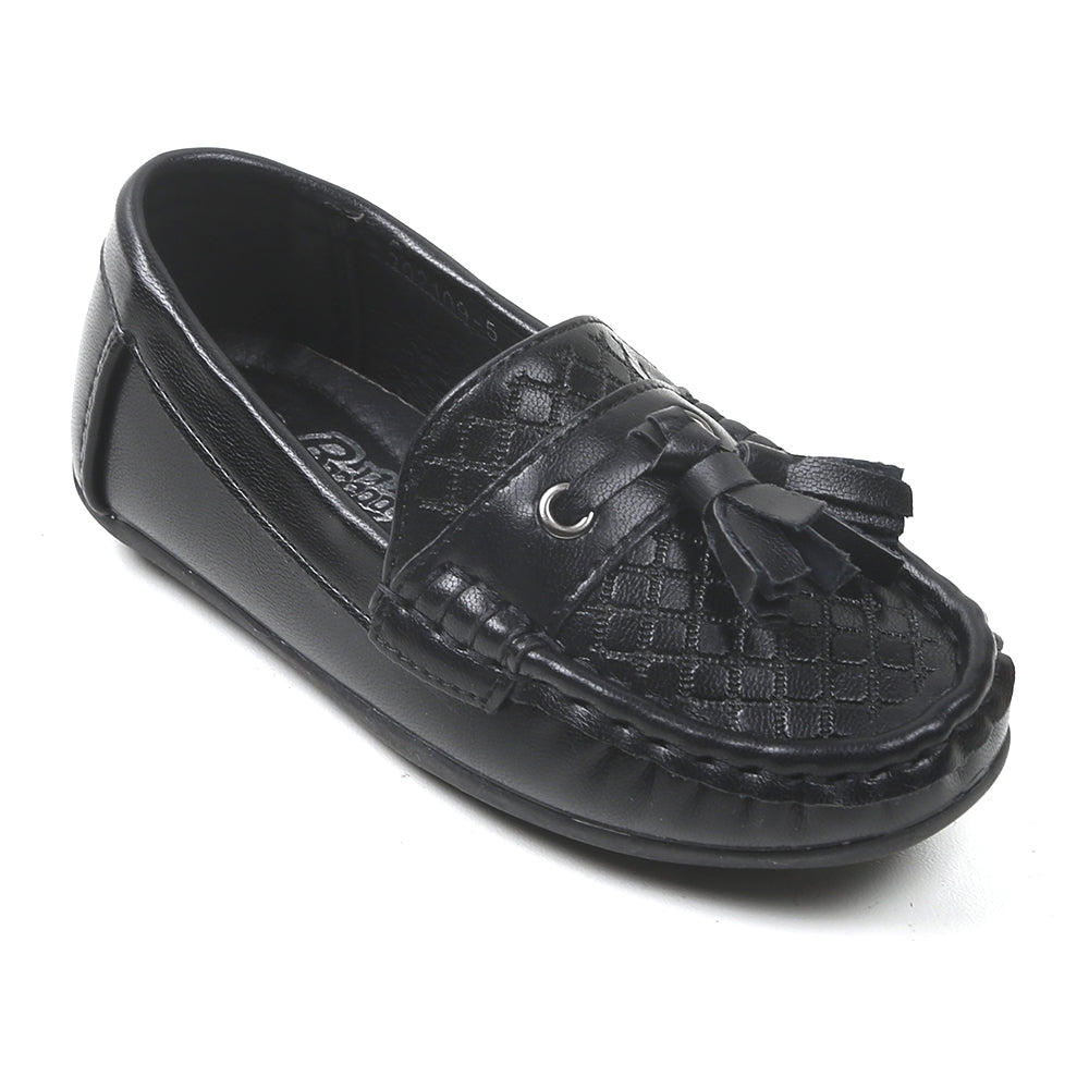 Casual Loafers For Boys - Black