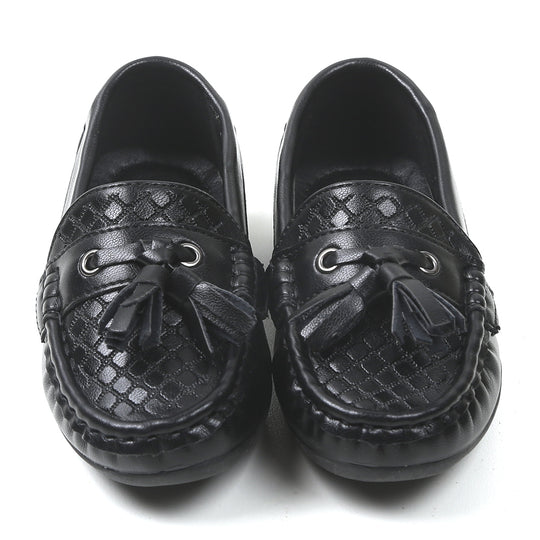 Casual Loafers For Boys - Black