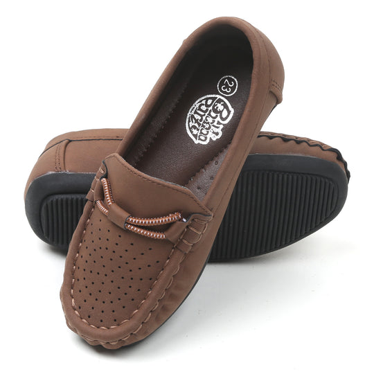 Casual Loafers For Boys - Brown