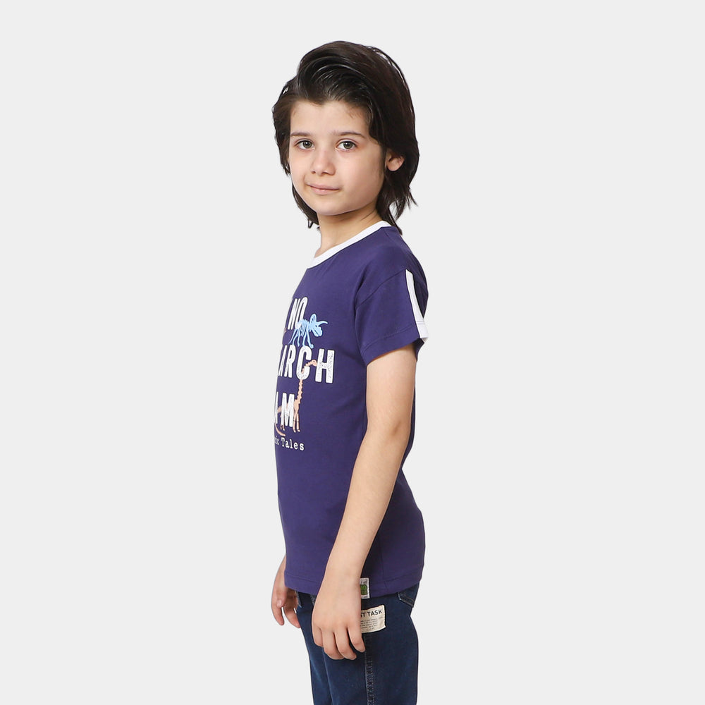 Boys T-Shirt Dino Research | Navy Blue