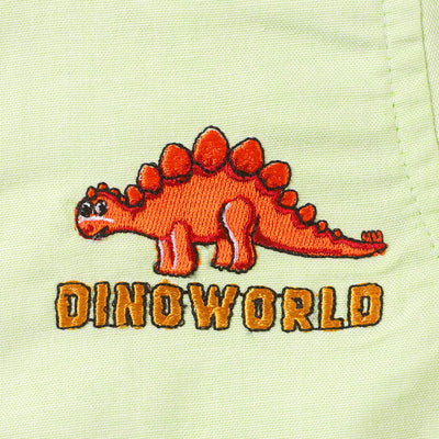 Infant Boys Oxford Casual Shirt Dino World - L.Green