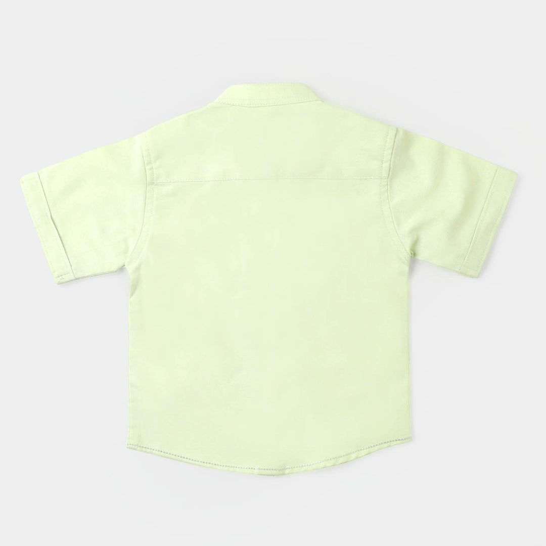 Infant Boys Oxford Casual Shirt Dino World - L.Green