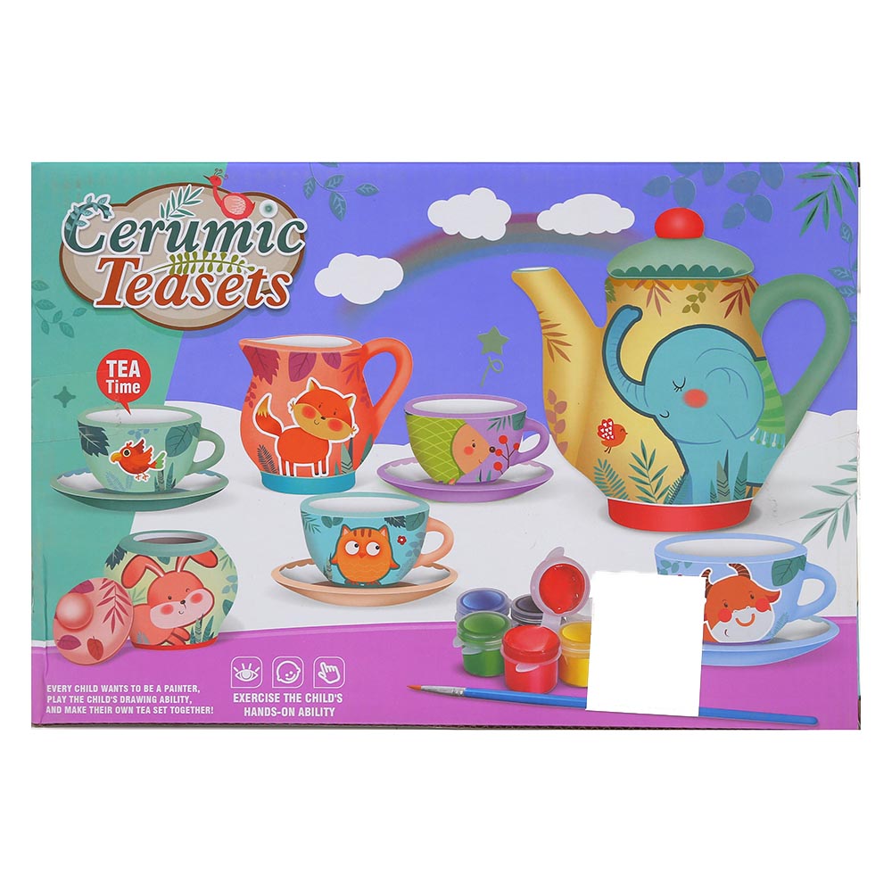 Tea Party Painting Set For Kids