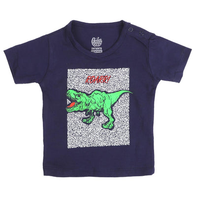 Infant Boys T-Shirt Dino - NAVY