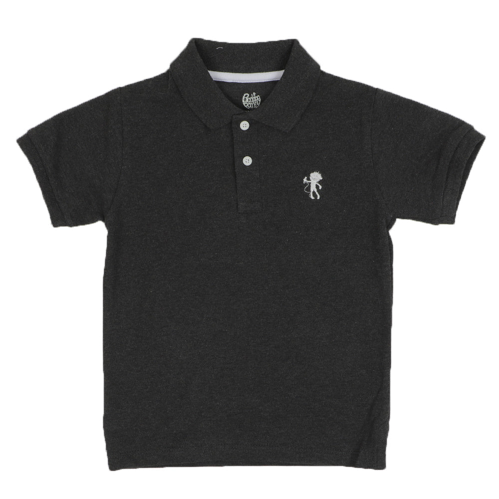 Boys Polo Basic - Charcoal