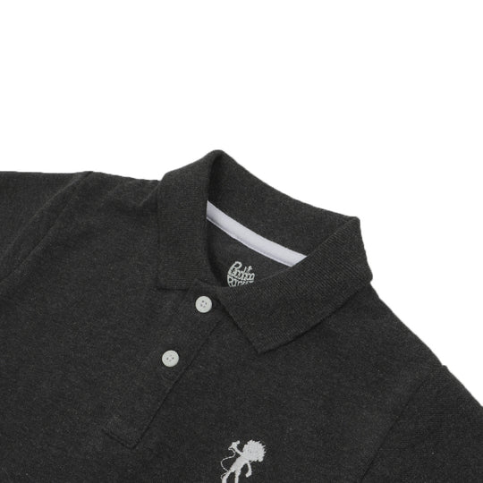 Boys Polo Basic - Charcoal