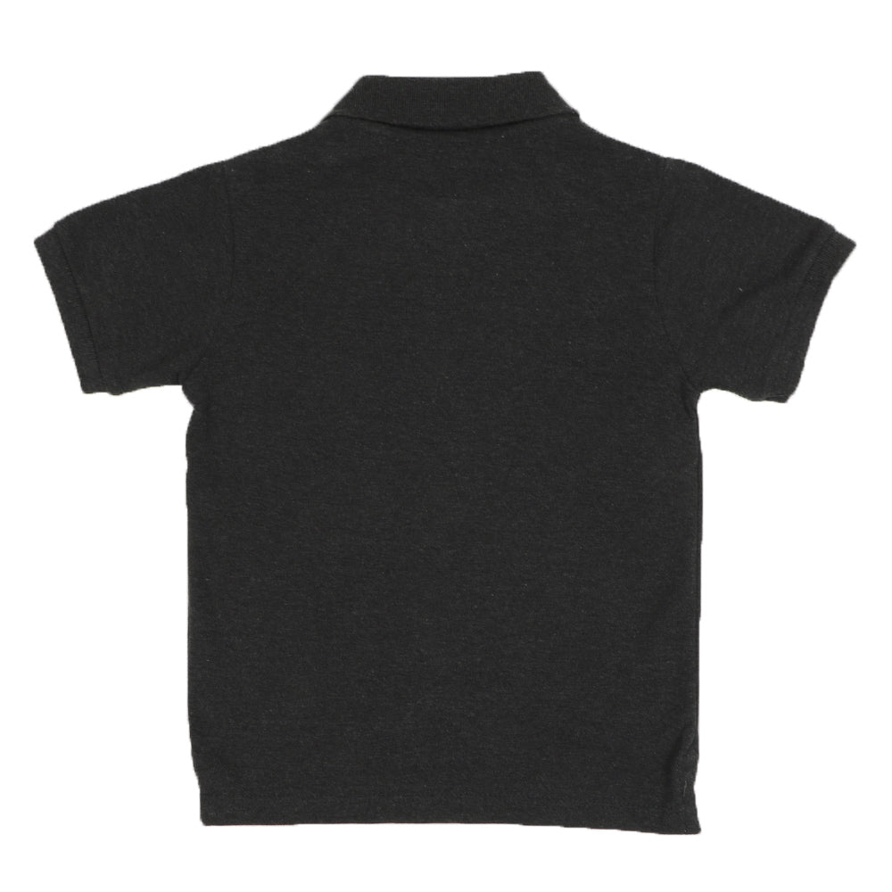 Boys Polo Basic - Charcoal