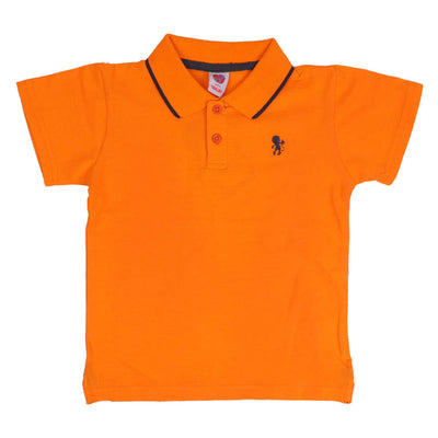 Infant Boys Polo Plain Jersey - Orange