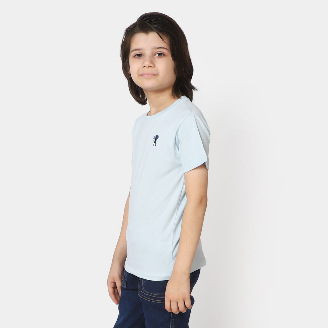 Boys Lycra Jersey T-Shirt - Salt White