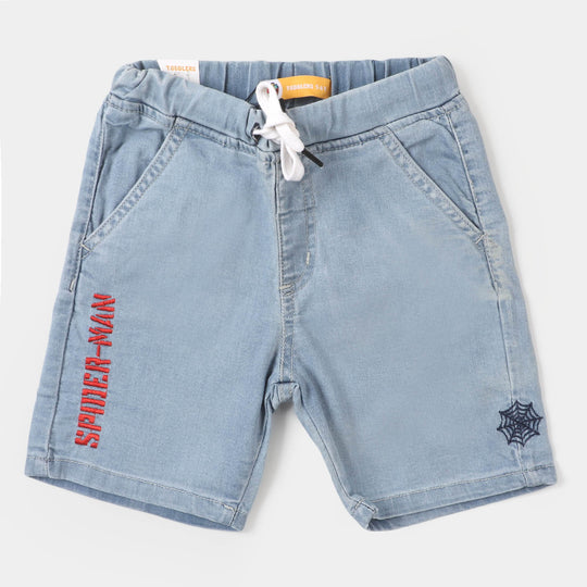 Boys Denim Short Character - Ice Blue