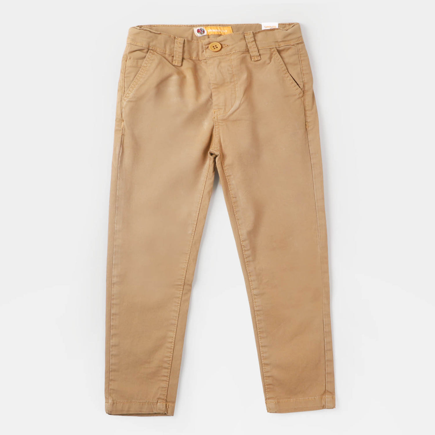 Boys Cotton Pant Basic - BEIGE