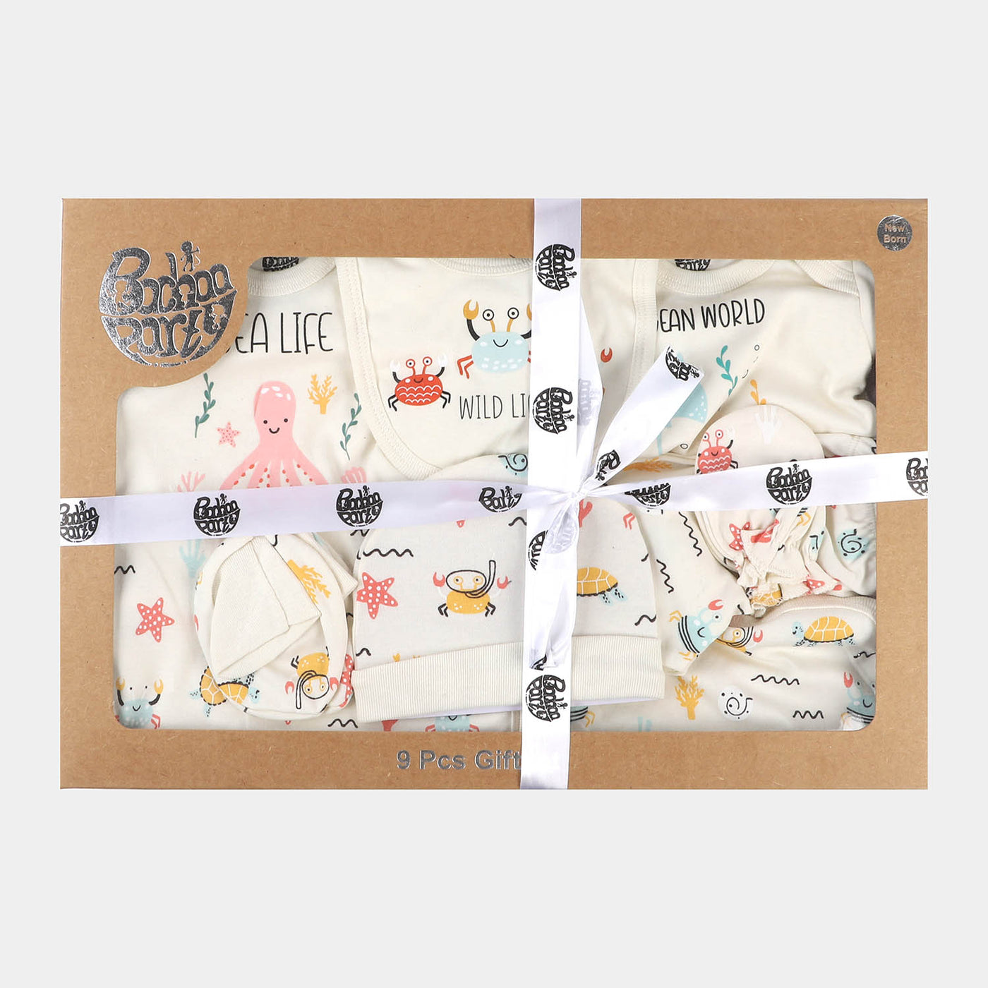 Infant Boys 9Pcs Set Marine - Cream