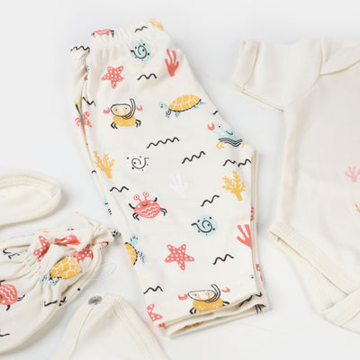 Infant Boys 9Pcs Set Marine - Cream