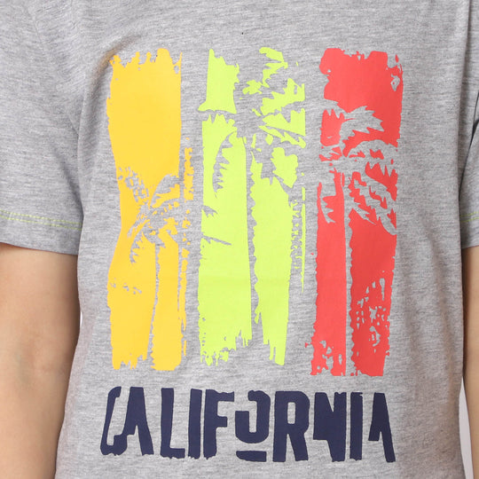 Boys T-Shirt H/S California - H.grey