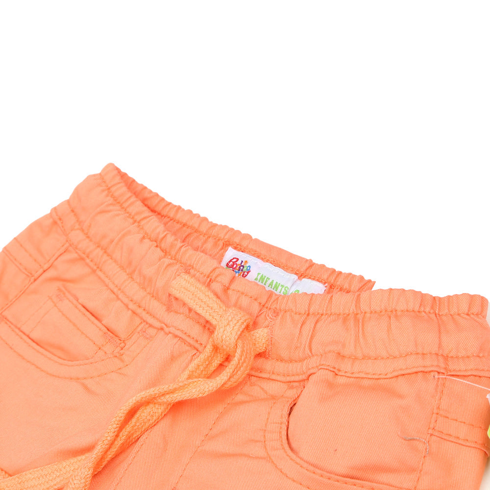 Infant Boys Short Cotton - Peach