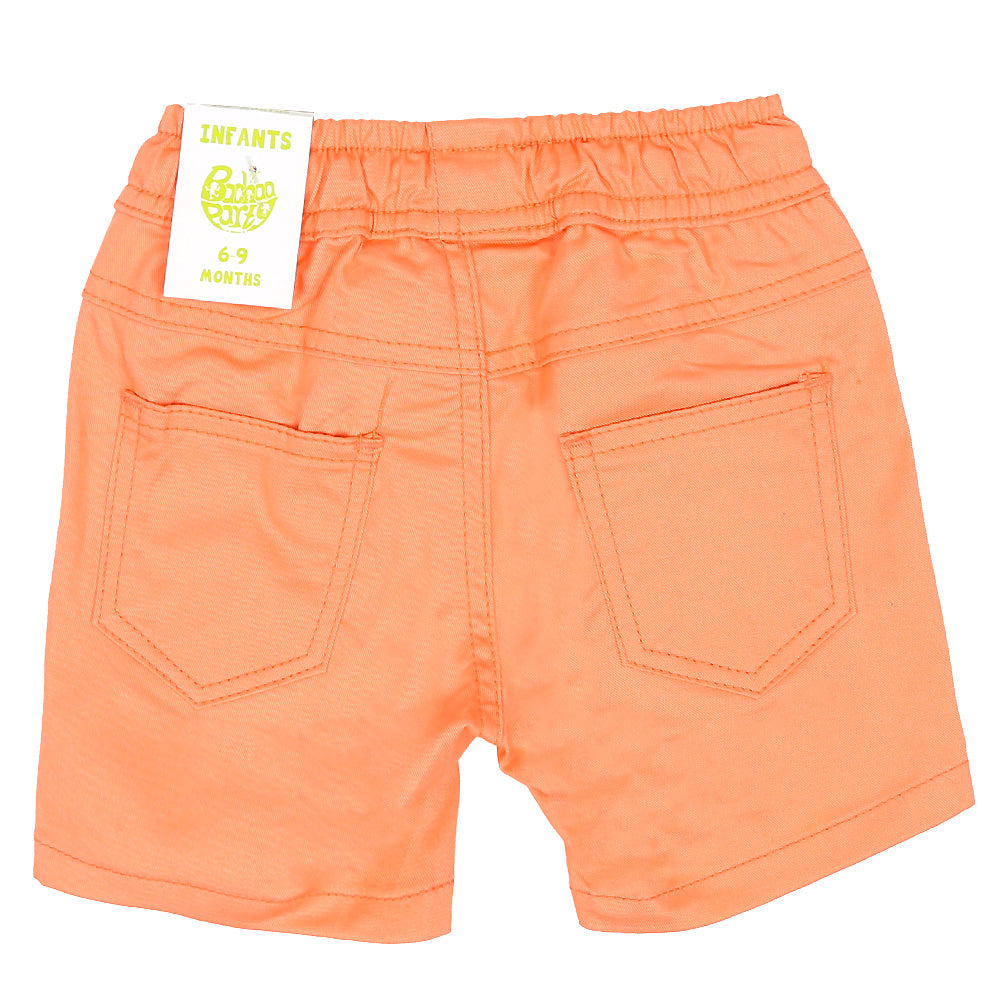 Infant Boys Short Cotton - Peach