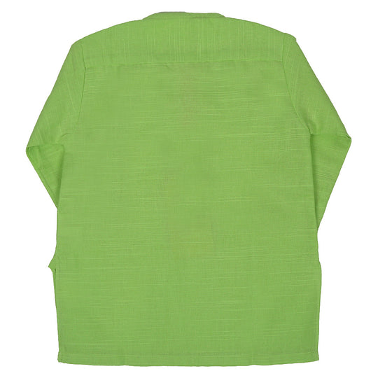 Infant Boys Basic Kurta Slub - Green