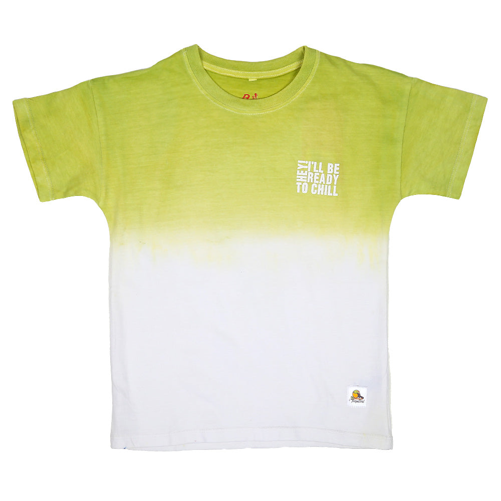 Boys T-Shirt H/S Ready To Chill - White