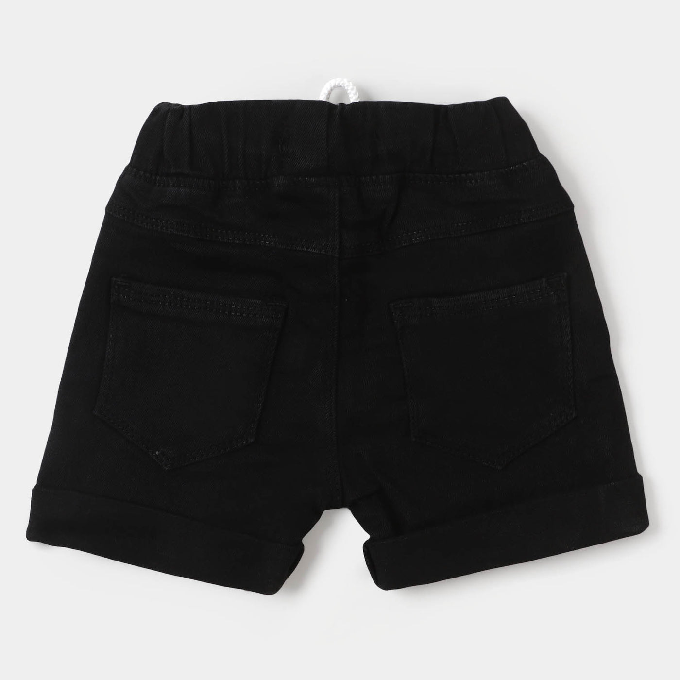 Infant Boys Denim Short Super Hero - BLACK