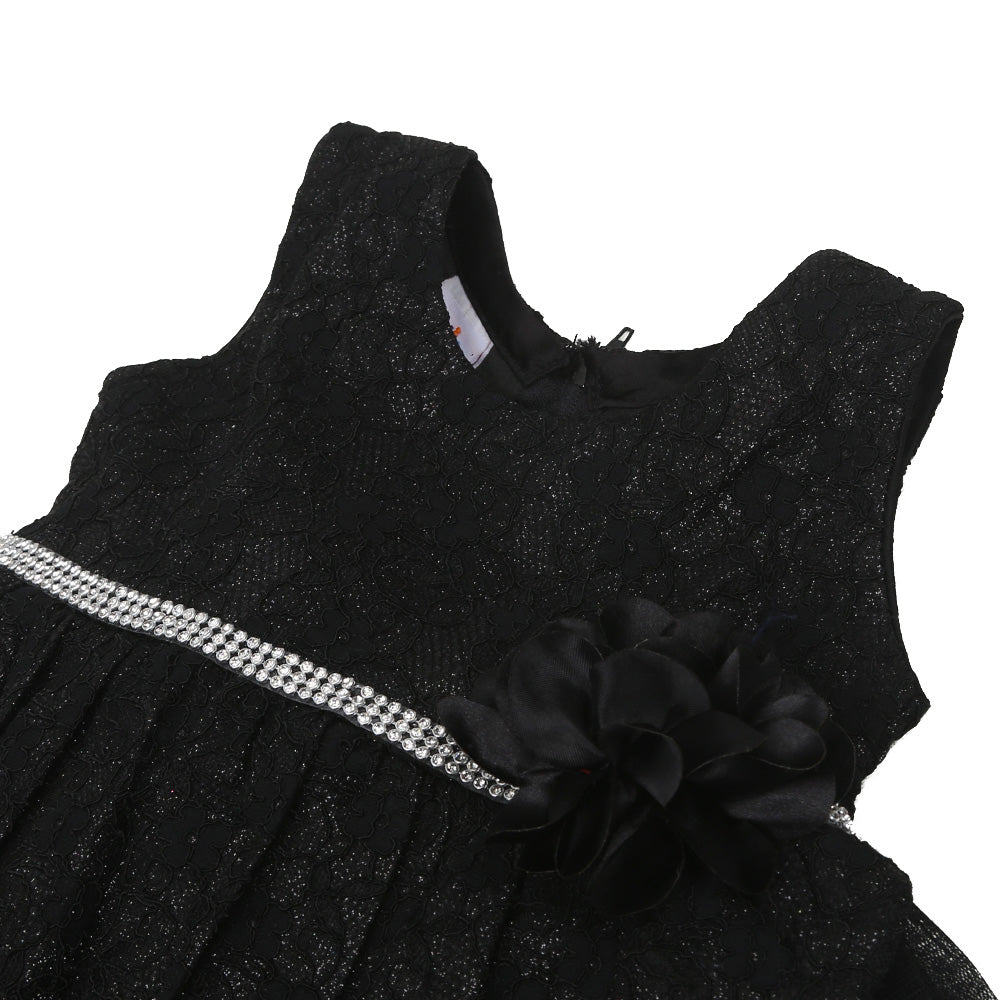 Infant Girls Frock Fancy Moonsoon - Black