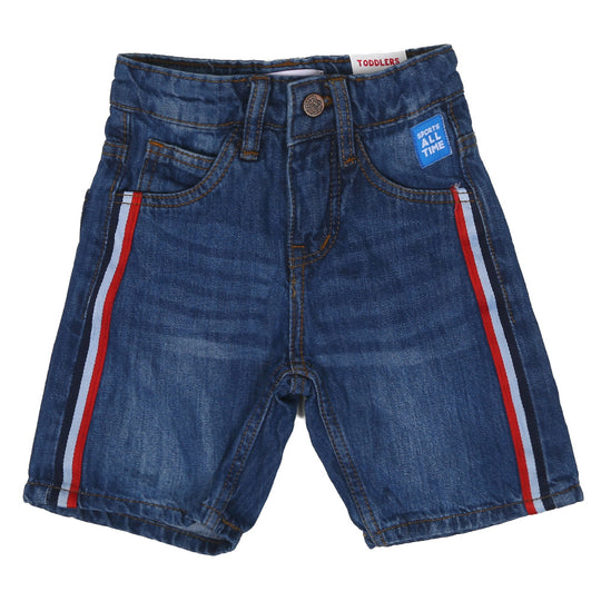 Boys Short Denim Sports All Time - Mid Blue