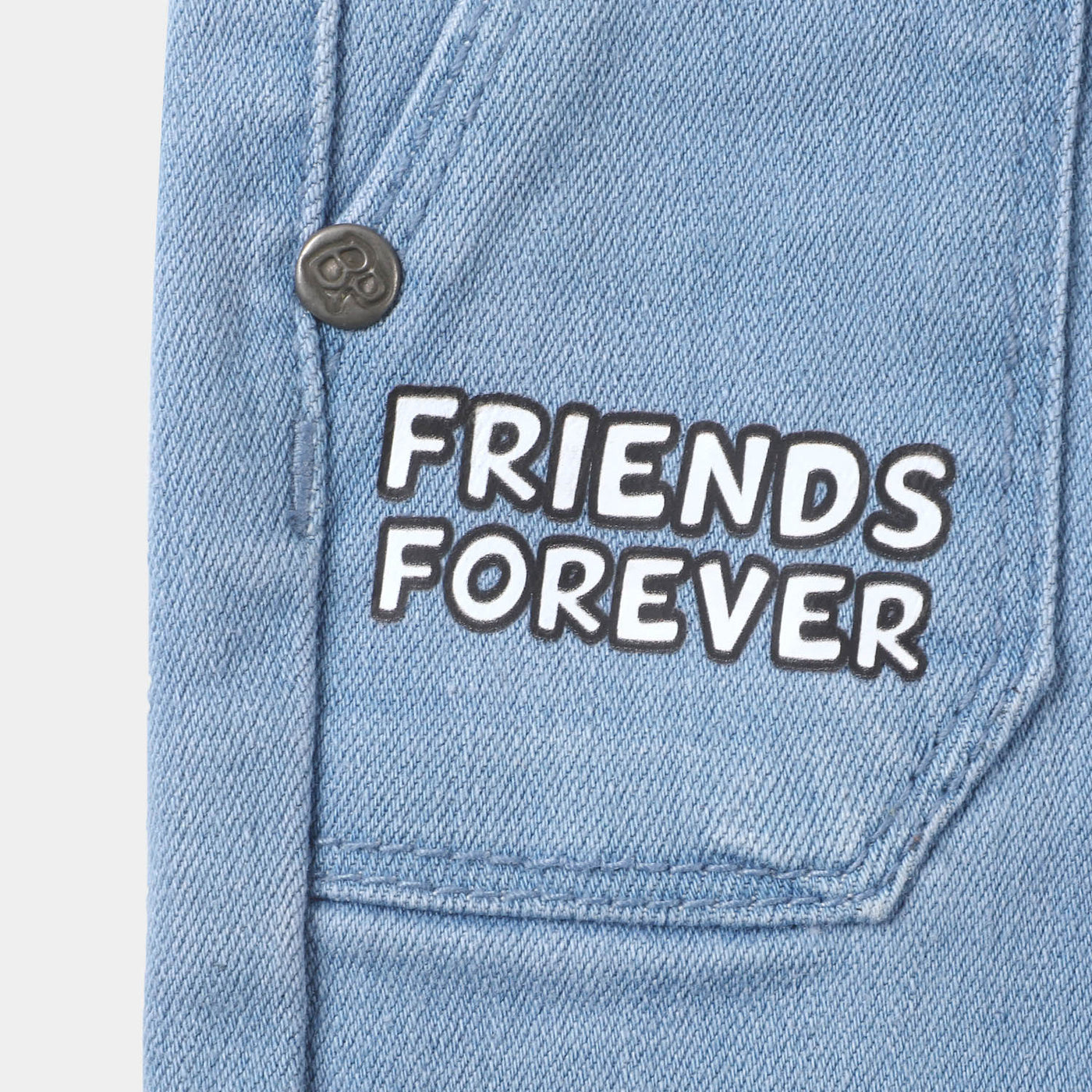 Infant Boys Denim Pant Friend Forever - Light Blue