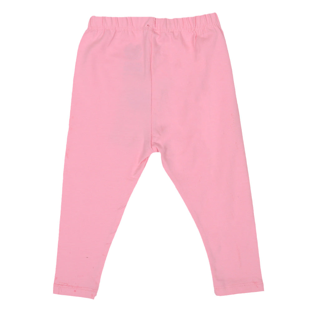 Infant Girls Plain Tights - Pink A Boo