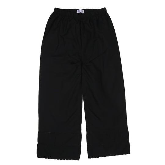 Girls Trouser 3 Laces Culottes - BLACK