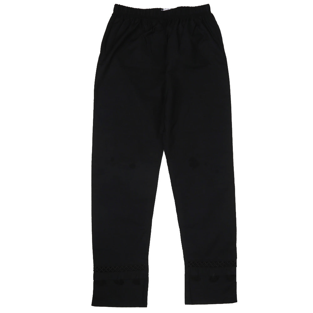 Girls Trouser Hanging Tassels - BLACK