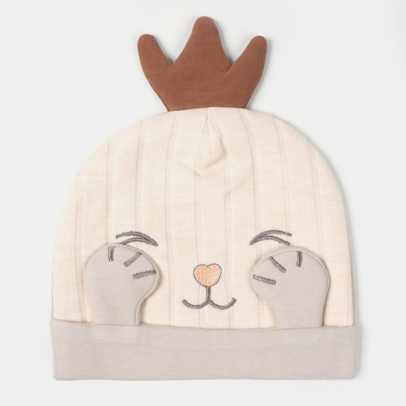 Baby Cap/Hat 6-9M | Bear Cream