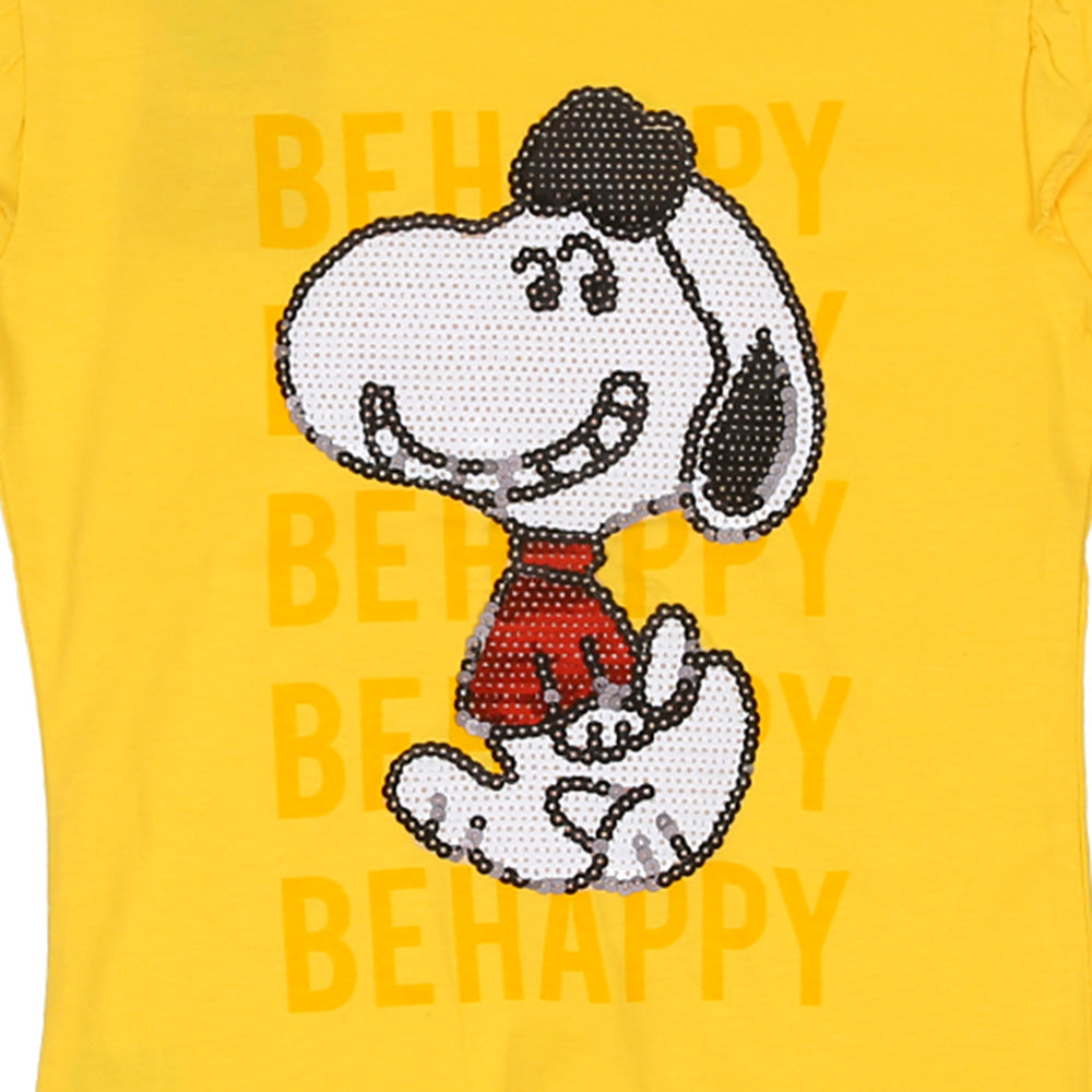 Girls Character T-Shirt - Yellow