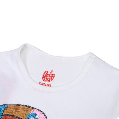 Girls T-Shirt Tropi Cool - White