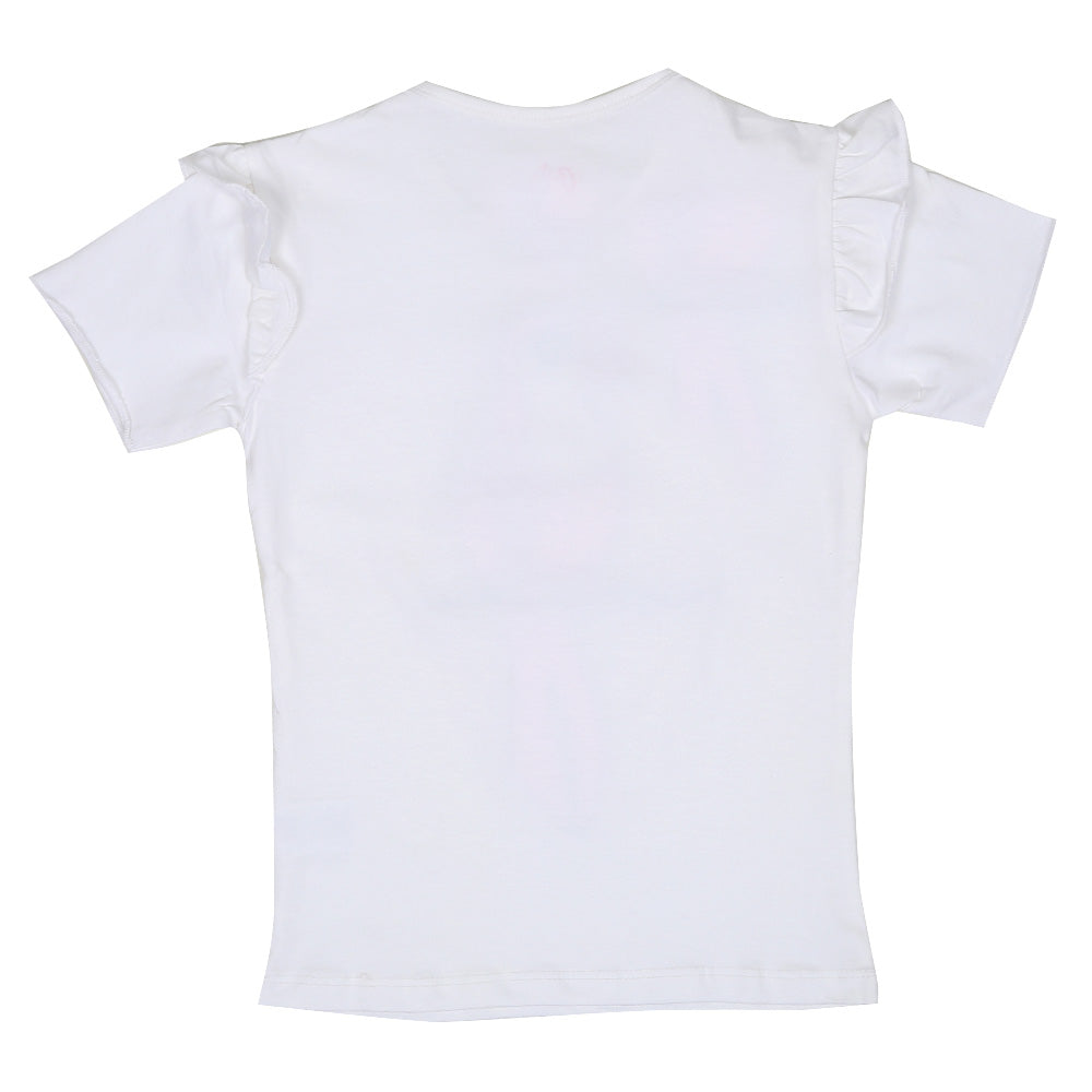 Girls T-Shirt Tropi Cool - White