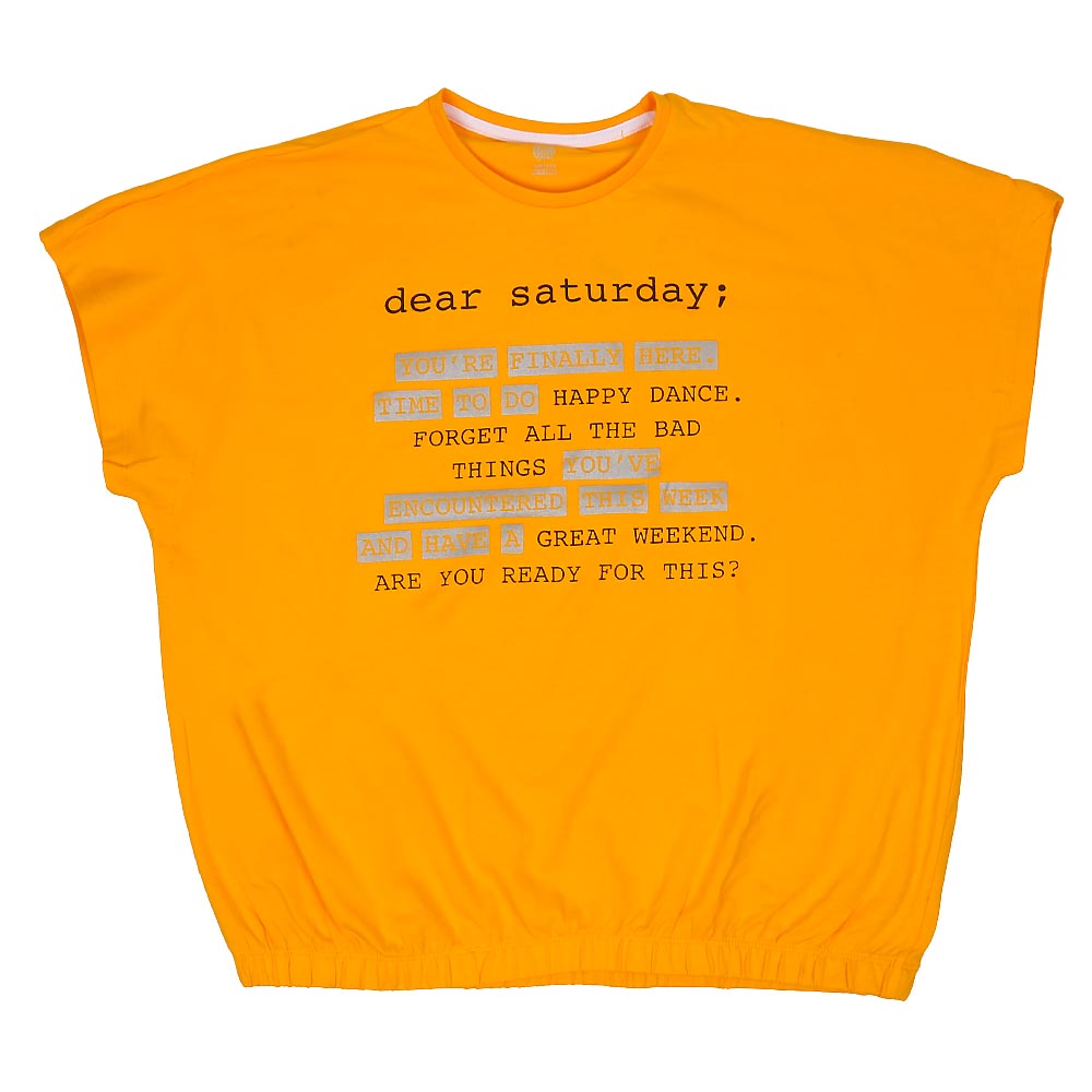 Girls T-Shirt Saturday - Citrus