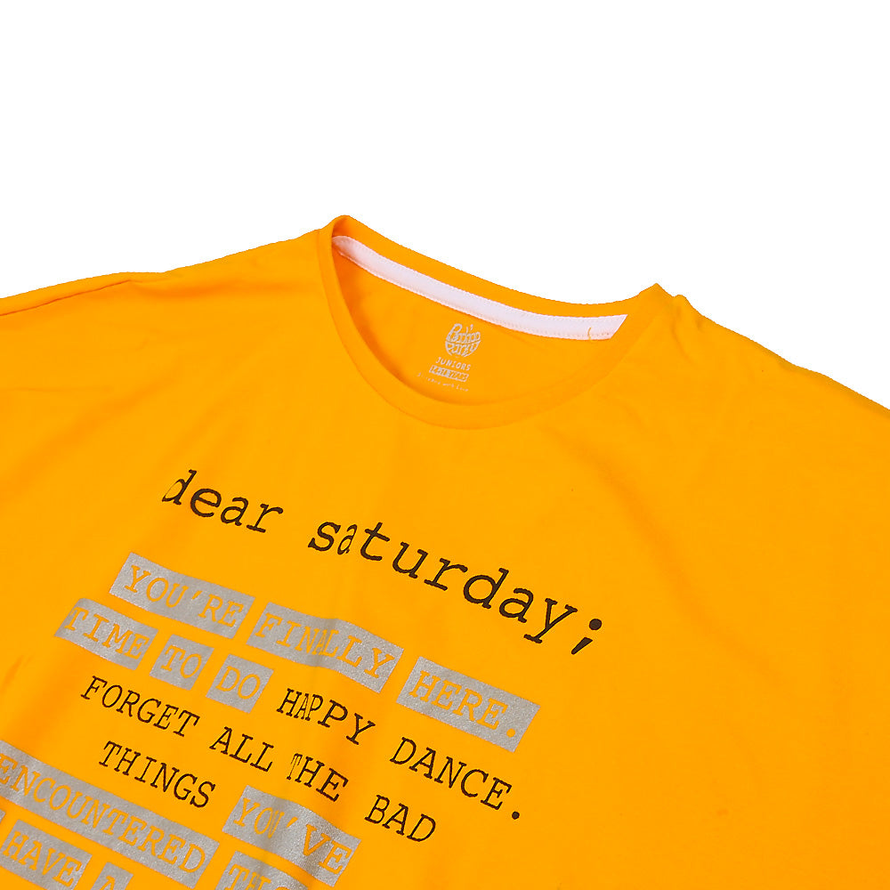 Girls T-Shirt Saturday - Citrus