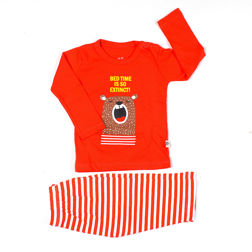 Infant Night Suit For Boys - C.Tomato